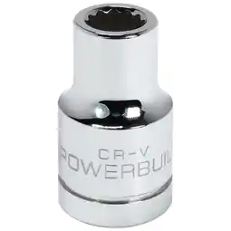 Walmart Powerbuilt 1/2 Inch Drive x 3/8 Inch 12 Point Shallow Socket - 642038 offer