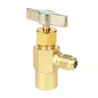 Walmart Owsoo Refrigerant Tap Aluminum, Gold, 1.22 x 0.79 offer