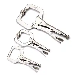 Walmart MAXPOWER 3-Piece Locking C-clamp Set - 11 inch and 6 inch offer