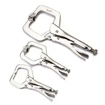 Walmart MAXPOWER 3-Piece Locking C-clamp Set - 11 inch and 6 inch offer