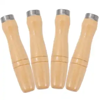 Walmart 4 Pcs Replacement File Grip Human Body Folder Files Folders Maintenance Tool Handles Wooden Cutter offer