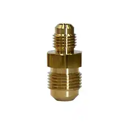 Walmart Home Plus 4016703 0.38 in. Flare x 0.25 in. Flare Yellow Brass Reducing Union - Pack of 5 offer