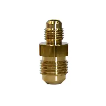 Walmart Home Plus 4016703 0.38 in. Flare x 0.25 in. Flare Yellow Brass Reducing Union - Pack of 5 offer