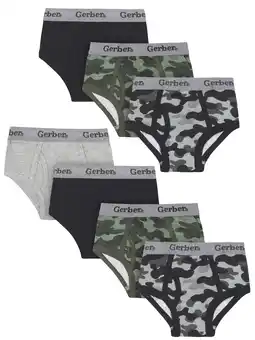 Walmart Gerber Toddler Boys' Underwear Briefs, 7-Pack offer