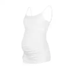 Walmart SHTXOZHI Women's Maternity Tank Top Ruched Pregnancy Sleeveless Tops Workout Yoga Shirts Camisole offer