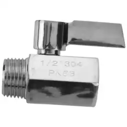 Walmart 304 Stainless Steel Mini Ball Valve(1/2 Inch Female x Male) NPT Thread, Water Flow Regulator Co 2703 offer