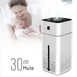 Walmart Kugisaki Water Cub E Humidifier Household Quiet Bedroom Large Capacity USB Humidifier - White offer