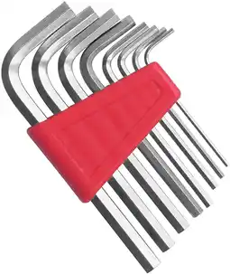 Walmart Hex-L Key Allen Wrench, Chrome Vanadium, Set of 8 Pieces, Inch Sizes offer