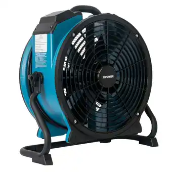 Walmart XPOWER 1/3 HP 3600 CFM 5 Speed Portable High Velocity 18 Fan Air Circulator offer