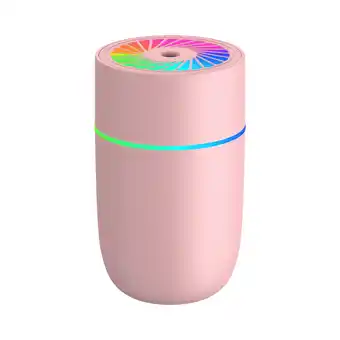 Walmart Kugisaki Colorful Humidifier for Household Heavy Mist Humidification Car Humidifier 220ml - Pink offer