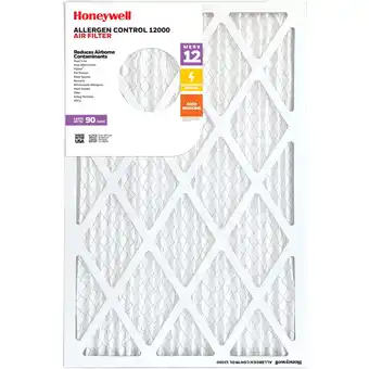 Walmart 14x20x1 HONEYWELL Allergen Control 12000 MERV12 Air Filter P1 offer