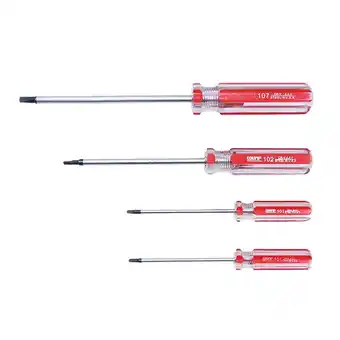 Walmart 4Pcs Vanadium Steel Triangle Screwdriver Triangular Anti-theft Screw Removal Tool offer