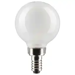 Walmart Satco 4.5 Watt G16.5 LED - White - Candelabra base - 90 CRI - 4000K - 120 Volt offer