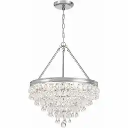 Walmart Crystorama Lighting - Six Light Chandelier - Chandelier - Calypso - Six Light offer