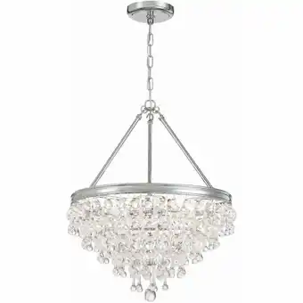 Walmart Crystorama Lighting - Six Light Chandelier - Chandelier - Calypso - Six Light offer