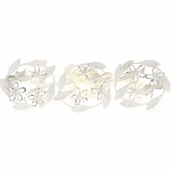 Walmart Crystorama Marselle 3 Light Matte White Sconce - 26W x 8.5H x 6.5D offer