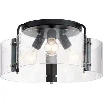 Walmart Kichler Lighting - Three Light Semi Flush Mount - Semi Flush Light - Thoreau - 3 offer