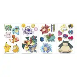 Walmart 2 x 2 in. - 10 x 8.75 in. Pokemon Iconic Peel & Stick Wall Decals, Multicolor offer