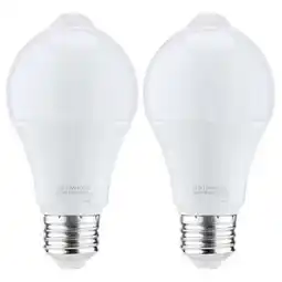 Walmart Growment 12W Motion Sensor Activated Security LED Bulb, 2 Piece offer