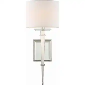 Walmart CLI-231-PN-Crystorama Lighting-Clifton - One Light Wall Sconce-Polished Nickel Finish offer