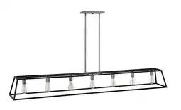 Walmart Hinkley Lighting - Seven Light Linear Chandelier - Fulton - 7 Light Open Frame offer