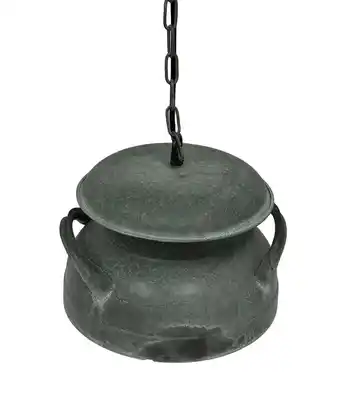 Walmart Irvins Country Tinware Milk Can Pendant in Weathered Zinc offer