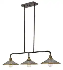 Walmart Hinkley Lighting - Three Light Linear Chandelier - Chandelier - Rigby - 3 Light offer