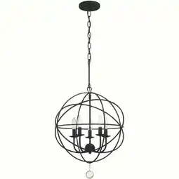 Walmart Crystorama Lighting - Solaris - Five Light Mini Chandelier in Minimalist Style offer