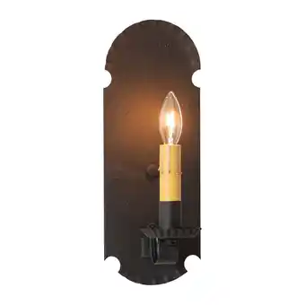 Walmart Irvins Country Tinware Apothecary Sconce in Textured Black offer