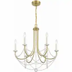 Walmart Crystorama Lighting - Delilah - 6 Light Chandelier In Traditional Style-27.5 offer