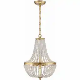 Walmart Crystorama Lighting - Three Light Chandelier - Chandelier - Rylee - 3 Light offer