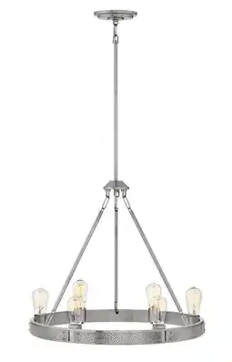 Walmart Hinkley Lighting - Six Light Chandelier - Everett - 6 Light Medium Chandelier in offer