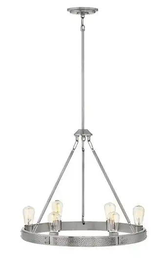 Walmart Hinkley Lighting - Six Light Chandelier - Everett - 6 Light Medium Chandelier in offer