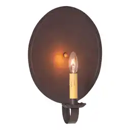 Walmart Irvins Country Tinware Round Crimped Electric Tin Sconce offer