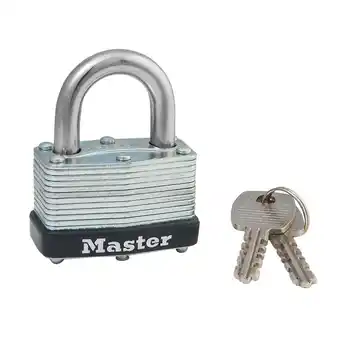 Walmart Master Lock 500D Laminated Steel Warded Padlock with Key offer