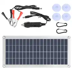 Walmart 15W Solar Panel 12-18V Cell for Phone RV Car MP3 PAD Charger Outdoor Battery Supply B offer