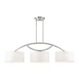 Walmart Livex Lighting - Meridian - 3 Light Linear Chandelier in Modern Style - 14 offer