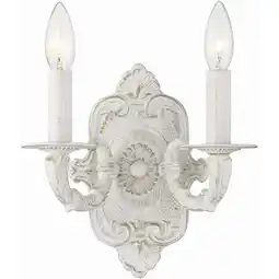 Walmart Crystorama Lighting - Two Light Wall Mount - Wall Mount - Paris Market - Two offer