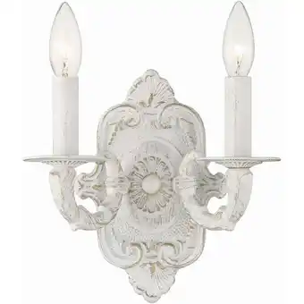 Walmart Crystorama Lighting - Two Light Wall Mount - Wall Mount - Paris Market - Two offer