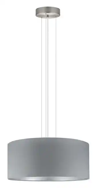 Walmart Eglo Lighting - Maserlo - 3-Light Pendant - Satin Nickel - Grey and Silver-Satin offer