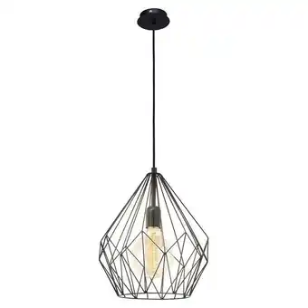 Walmart 49257A-Eglo Lighting-Carlton - One Light Geometric Pendant -Traditional Installation offer