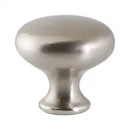 Walmart Design House 564575 1.25-inch Mushroom Cabinet Knob, Satin Nickel, 25-Pack offer