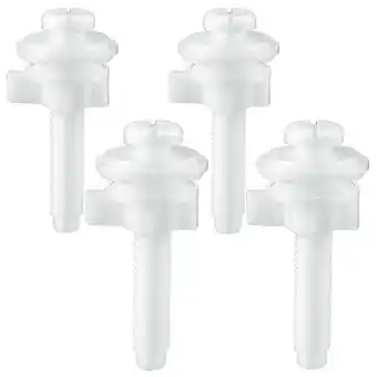 Walmart 4pcs Toilet Lid Screws Toilet Seat Cover Fixing Screws Toilet Seat Accessories offer