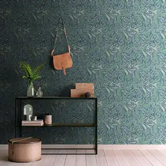 Walmart Muriva Vale Leaf Textured Wallpaper offer