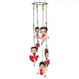 Walmart Collections Etc Betty Boop Metal and Colorful Beads Wind Chime - 4.880 x 4.130 x 2.500 offer