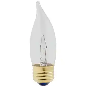 Walmart 70834 2 Pack, 25 Watts CA11 Chandelier Flame Bent Tip Bulb - Pack Of 10 offer