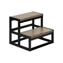 Walmart Ladder - Step Stool - Bedroom - Kitchen - Dark Taupe Laminate - Contemporary offer