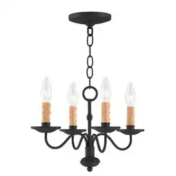 Walmart Livex Lighting - Heritage - 4 Light Mini Chandelier -Traditional offer