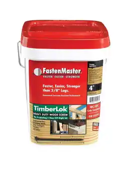 Walmart FastenMaster TimberLok No. 10 X 4 in. L Hex Epoxy Wood Screws 250 pk offer