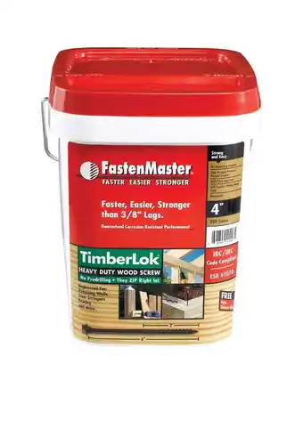 Walmart FastenMaster TimberLok No. 10 X 4 in. L Hex Epoxy Wood Screws 250 pk offer